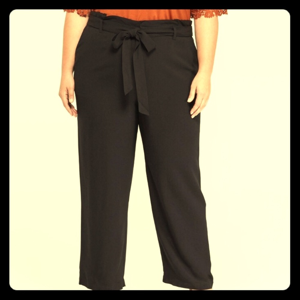Ava & Viv Tie Waist Linen Pants